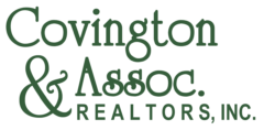 Covington & Associates Realtors, Inc logo in green for the real estate company in Hampton Roads Virginia